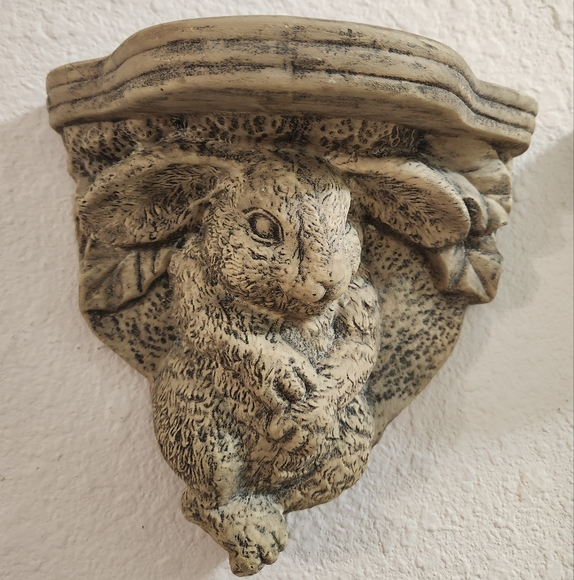 Rustic Cream Rabbit Wall Decor Set - Picture 2 of 4